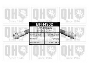 QUINTON HAZELL BFH4902 stabdžių žarnelė 
 Stabdžių sistema -> Stabdžių žarnelės
90 498 330, 90 498 330