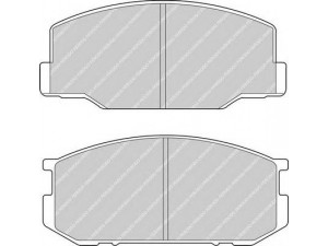 FERODO FDB265 stabdžių trinkelių rinkinys, diskinis stabdys 
 Techninės priežiūros dalys -> Papildomas remontas
0449114140, 0449114160