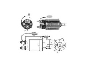 ERA 227663 solenoidinis jungiklis, starteris 
 Elektros įranga -> Starterio sistema -> Solenoidinis jungiklis
8218-24-760, 8937-24-760, M371X33371