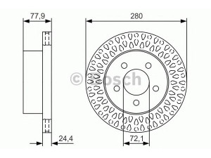 BOSCH 0 986 479 U00 stabdžių diskas 
 Dviratė transporto priemonės -> Stabdžių sistema -> Stabdžių diskai / priedai
05016 434AA, 5016 434AA, 05016 434AA