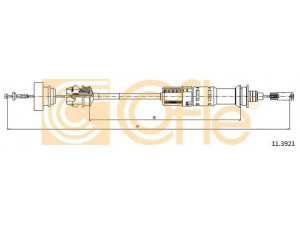 COFLE 11.3921 sankabos trosas 
 Dviratė transporto priemonės -> Kabeliai ir tachometro velenaai -> Sankabos trosas
1476637080, 1479128080, 2150S4