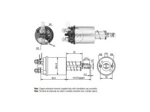 ERA 227553 solenoidinis jungiklis, starteris