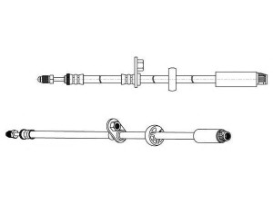 FERODO FHY2681 stabdžių žarnelė 
 Stabdžių sistema -> Stabdžių žarnelės
4806G1, 4806G1