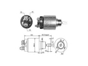 ERA 227767 solenoidinis jungiklis, starteris 
 Elektros įranga -> Starterio sistema -> Solenoidinis jungiklis