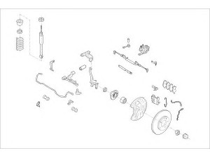 DELPHI MERC-08846-F rato pakaba 
 Ašies montavimas/vairavimo mechanizmas/ratai -> Prekių paieška pagal schemą