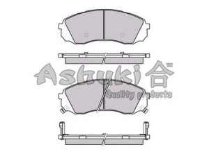 ASHUKI I044-10 stabdžių trinkelių rinkinys, diskinis stabdys 
 Techninės priežiūros dalys -> Papildomas remontas
58101-4DE00, 58101-4HA50, 581014HA50