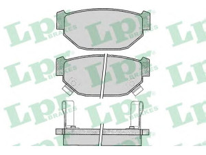 LPR 05P048 stabdžių trinkelių rinkinys, diskinis stabdys 
 Techninės priežiūros dalys -> Papildomas remontas
25191GA531, 25191GA532, 25191GA970