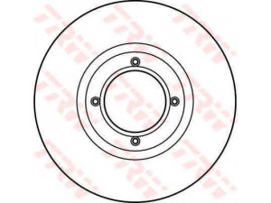 TRW DF1995 stabdžių diskas 
 Stabdžių sistema -> Diskinis stabdys -> Stabdžių diskas
725431000