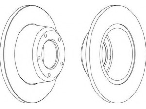 FERODO DDF246-1 stabdžių diskas 
 Dviratė transporto priemonės -> Stabdžių sistema -> Stabdžių diskai / priedai
571762, FRC7329, FTC3846, R571762