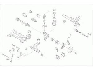 ZF Parts SKODA-OCTAV-FZ001 vairavimo mechanizmas; rato pakaba 
 Ašies montavimas/vairavimo mechanizmas/ratai -> Prekių paieška pagal schemą