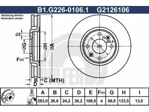 GALFER B1.G226-0106.1 stabdžių diskas 
 Dviratė transporto priemonės -> Stabdžių sistema -> Stabdžių diskai / priedai
4246 L8, 4246 N0, 4246 R7