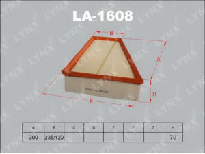 LYNXauto LA-1608 oro filtras 
 Techninės priežiūros dalys -> Techninės priežiūros intervalai
1418883, 1430237, 1465170, 1479059