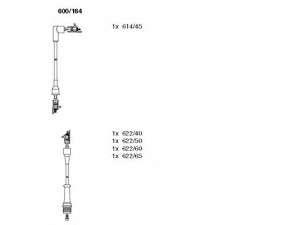 BREMI 600/164 uždegimo laido komplektas 
 Kibirkšties / kaitinamasis uždegimas -> Uždegimo laidai/jungtys
7700646235