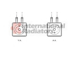 VAN WEZEL 58003148 alyvos aušintuvas, variklio alyva 
 Aušinimo sistema -> Radiatorius/alyvos aušintuvas -> Alyvos aušintuvas
028117021, 028117021C, 028117021D