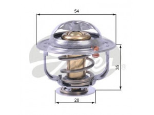 GATES TH43880G1 termostatas, aušinimo skystis 
 Aušinimo sistema -> Termostatas/tarpiklis -> Thermostat
4805178, 96440407, 96440407, 96440407