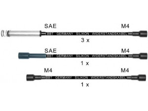 BBT ZK736 uždegimo laido komplektas 
 Kibirkšties / kaitinamasis uždegimas -> Uždegimo laidai/jungtys
1612497, 1612531