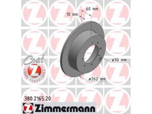 ZIMMERMANN 380.2165.20 stabdžių diskas 
 Dviratė transporto priemonės -> Stabdžių sistema -> Stabdžių diskai / priedai
MB 668 083, MB 699 964, MB 857 978