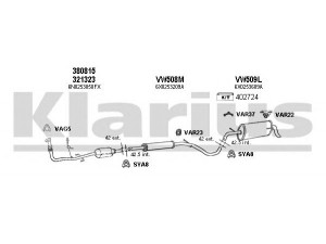 KLARIUS 790170U išmetimo sistema 
 Išmetimo sistema -> Išmetimo sistema, visa