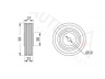 AUTEX 651311 kreipiantysis skriemulys, V formos rumbuotas diržas 
 Diržinė pavara -> V formos rumbuotas diržas/komplektas -> Laisvasis/kreipiamasis skriemulys
7700853242, 7700853242