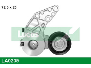 LUCAS ENGINE DRIVE LA0209 kreipiantysis skriemulys, paskirstymo diržas 
 Diržinė pavara -> Paskirstymo diržas/komplektas -> Laisvasis/kreipiamasis skriemulys