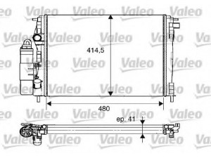 VALEO 733075 aušintuvo modulis 
 Aušinimo sistema -> Aušinimo modulis
8200211563, 8200778910