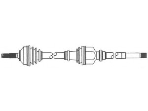 FARCOM 123048 kardaninis velenas
3273EX, 3273EY