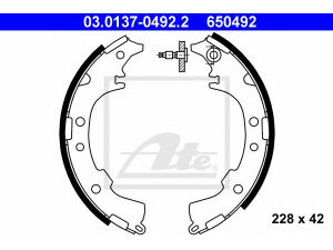 ATE 03.0137-0492.2 stabdžių trinkelių komplektas 
 Techninės priežiūros dalys -> Papildomas remontas
04495-B4050-000