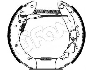 CIFAM 151-140 stabdžių trinkelių komplektas 
 Techninės priežiūros dalys -> Papildomas remontas
4241.4G, 4241.4J