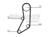 ROULUNDS RUBBER RR1366 paskirstymo diržas 
 Techninės priežiūros dalys -> Papildomas remontas
4406633, 4406634, 4406634, 271713