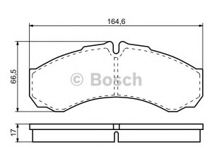 BOSCH 0 986 424 833 stabdžių trinkelių rinkinys, diskinis stabdys 
 Techninės priežiūros dalys -> Papildomas remontas
1906401, 2992339, 2994086, 2995633