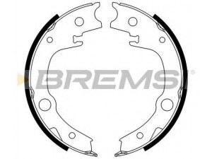 BREMSI GF0966 stabdžių trinkelių komplektas, stovėjimo stabdis 
 Stabdžių sistema -> Rankinis stabdys
449505040, 4654020080, 4654032020