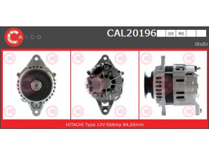 CASCO CAL20196GS kintamosios srovės generatorius
8972283180, LR150715, 8972283181