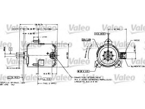 VALEO 698085 elektrovariklis, raditoriaus ventiliatorius 
 Aušinimo sistema -> Radiatoriaus ventiliatorius
7701035695