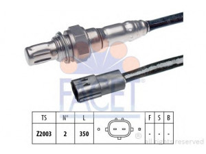 FACET 10.7091 lambda jutiklis 
 Išmetimo sistema -> Jutiklis/zondas
F EJK-18-861, 96253546, 96253546