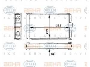 HELLA 8FH 351 312-711 šilumokaitis, salono šildymas 
 Šildymas / vėdinimas -> Šilumokaitis
002 835 46 01, A 002 835 46 01