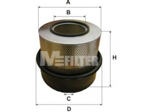 MFILTER A 8000 oro filtras 
 Techninės priežiūros dalys -> Techninės priežiūros intervalai