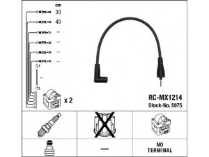 NGK 5975 uždegimo laido komplektas 
 Kibirkšties / kaitinamasis uždegimas -> Uždegimo laidai/jungtys
