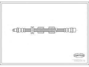 CORTECO 19020479 stabdžių žarnelė 
 Stabdžių sistema -> Stabdžių žarnelės
34321156157, 34321159891