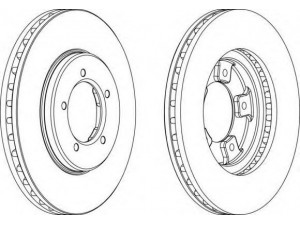 FERODO DDF1039 stabdžių diskas 
 Dviratė transporto priemonės -> Stabdžių sistema -> Stabdžių diskai / priedai
4351226120, A330071