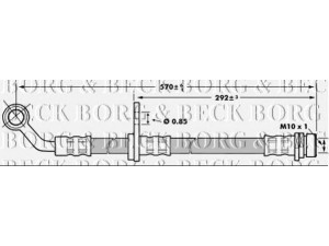 BORG & BECK BBH7021 stabdžių žarnelė 
 Stabdžių sistema -> Stabdžių žarnelės
01464S7AE00