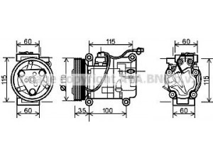 AVA QUALITY COOLING SZK118 kompresorius, oro kondicionierius 
 Oro kondicionavimas -> Kompresorius/dalys
9520063JA0, 9520063JA1