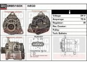 DELCO REMY DRB5160X kintamosios srovės generatorius 
 Elektros įranga -> Kint. sr. generatorius/dalys -> Kintamosios srovės generatorius
2995976, 4892318