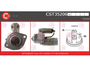 CASCO CST35206AS starteris 
 Elektros įranga -> Starterio sistema -> Starteris
3446620201, M002T56471, M002T56472