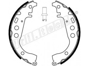 fri.tech. 17314 stabdžių trinkelių komplektas 
 Techninės priežiūros dalys -> Papildomas remontas