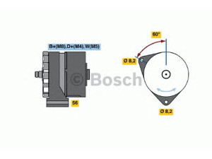 BOSCH 0 120 469 102 kintamosios srovės generatorius
1516581R, 01180302, 118 0302, 01180302