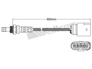 WALKER PRODUCTS 250-241051 lambda jutiklis 
 Variklis -> Variklio elektra
06B906265A, 06B906265E, 06B906265A