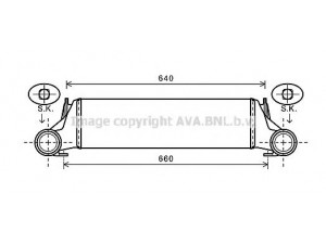 AVA QUALITY COOLING BW4421 tarpinis suslėgto oro aušintuvas, kompresorius 
 Variklis -> Oro tiekimas -> Įkrovos agregatas (turbo/superįkrova) -> Tarpinis suslėgto oro aušintuvas
17517791231