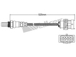 WALKER PRODUCTS 250-24735 lambda jutiklis 
 Variklis -> Variklio elektra
71739859, 8 55 510, 93 174 519