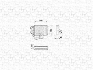 MAGNETI MARELLI 350218065000 šilumokaitis, salono šildymas 
 Šildymas / vėdinimas -> Šilumokaitis
46722928, 46722950, 46723042, 46722928