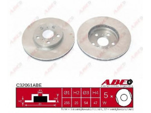 ABE C32061ABE stabdžių diskas 
 Dviratė transporto priemonės -> Stabdžių sistema -> Stabdžių diskai / priedai
43512-20190, 43512-20280